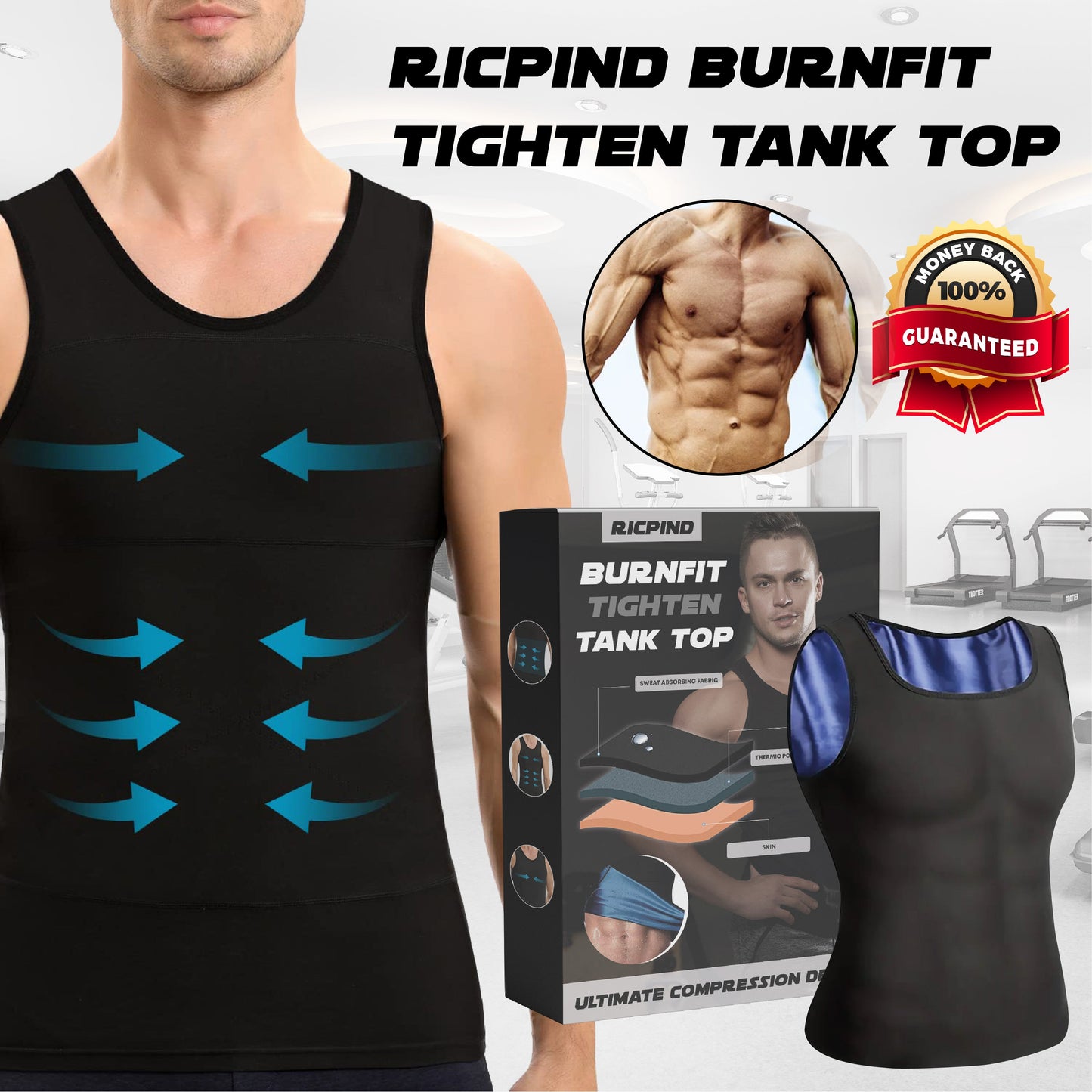 BurnFit Tighten Tank Top Y